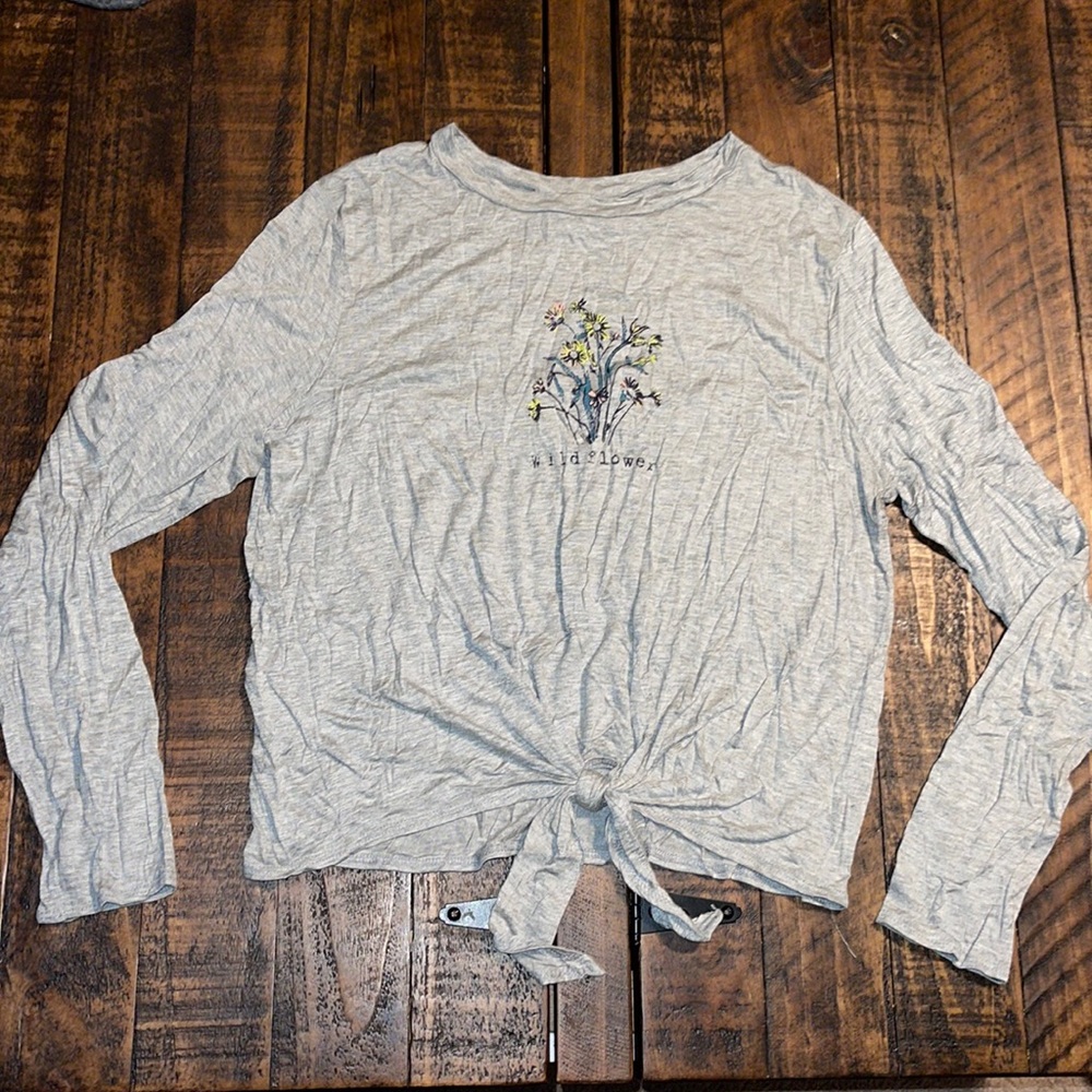 Rebel Society - Wild Flower Long Sleeve T-Shirt - Size: L